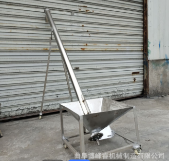 山东定制小型移动抽粪机 饲料输送机 水泥螺旋提升机图2