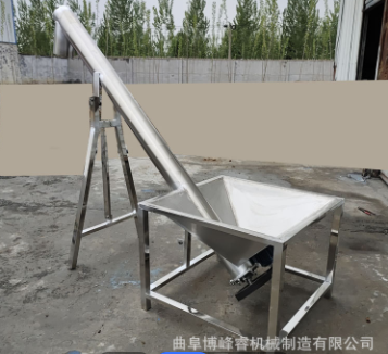 山东定制小型移动抽粪机 饲料输送机 水泥螺旋提升机图4