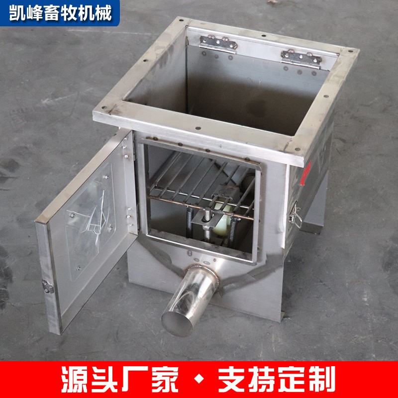 双管料穴 养猪场食槽赛盘全自动化上料系统料线猪场机械设备配件图5