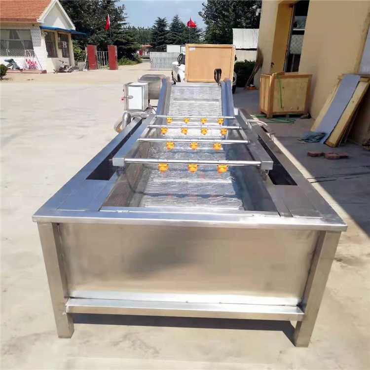 根茎类果蔬气泡清洗机瓜果蔬菜土豆地瓜药材类清洗设备商用全自动图3