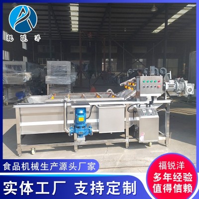 商用果蔬清洗设备 辣椒毛豆风选清洗机 多功能叶菜类气泡清洗机