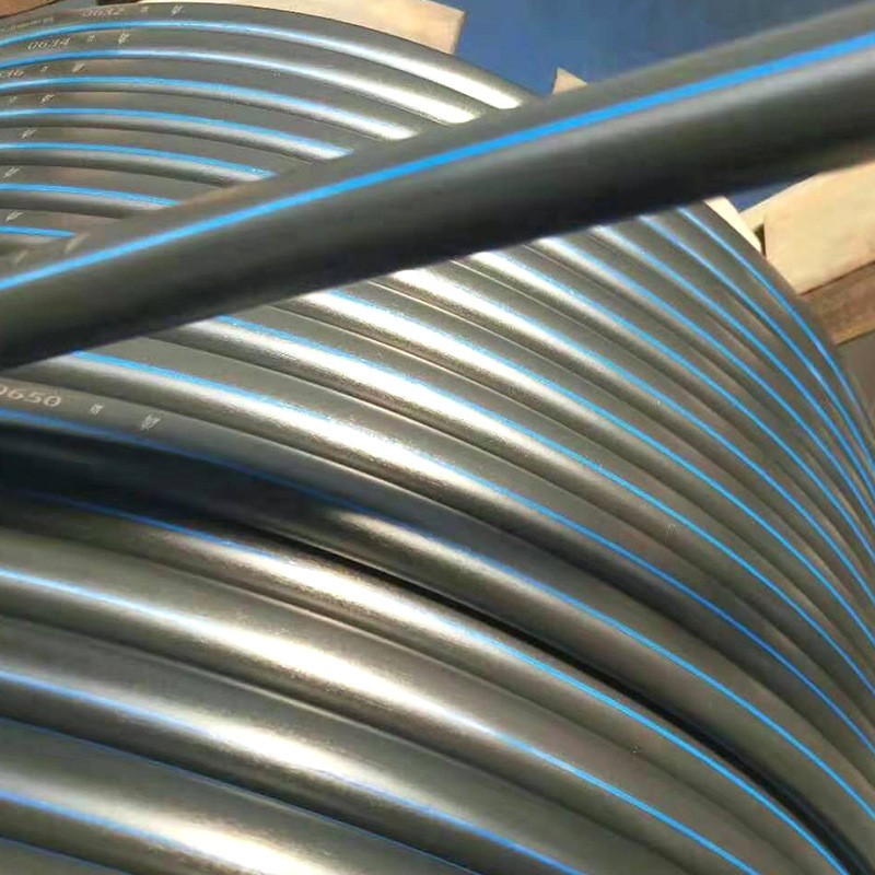 现货销售75PE水管 园林灌溉管材黑色PE管 农业节水灌溉63pe盘管图5