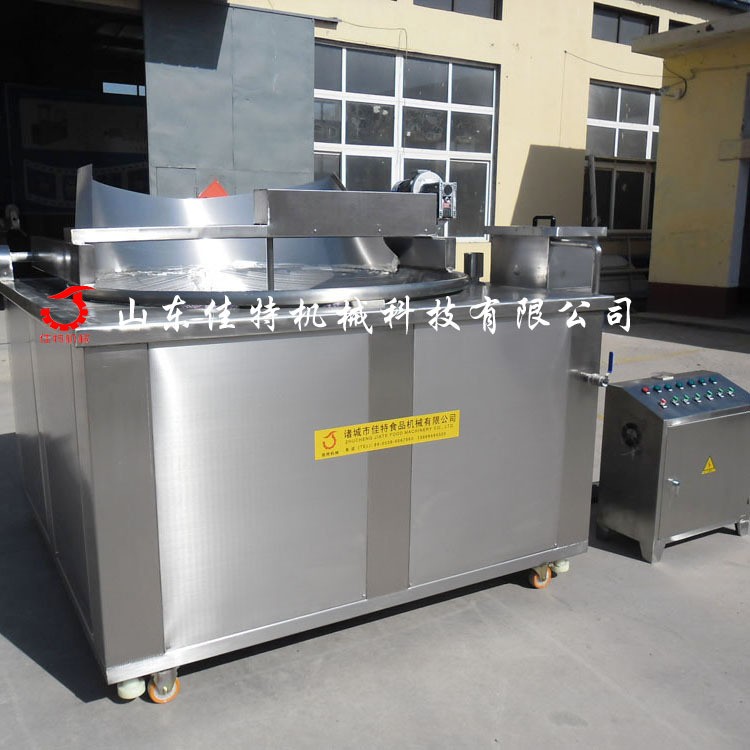 厂家直供商用油炸机 鱼豆腐搅拌电加热油炸设备 大型自动油炸锅图2