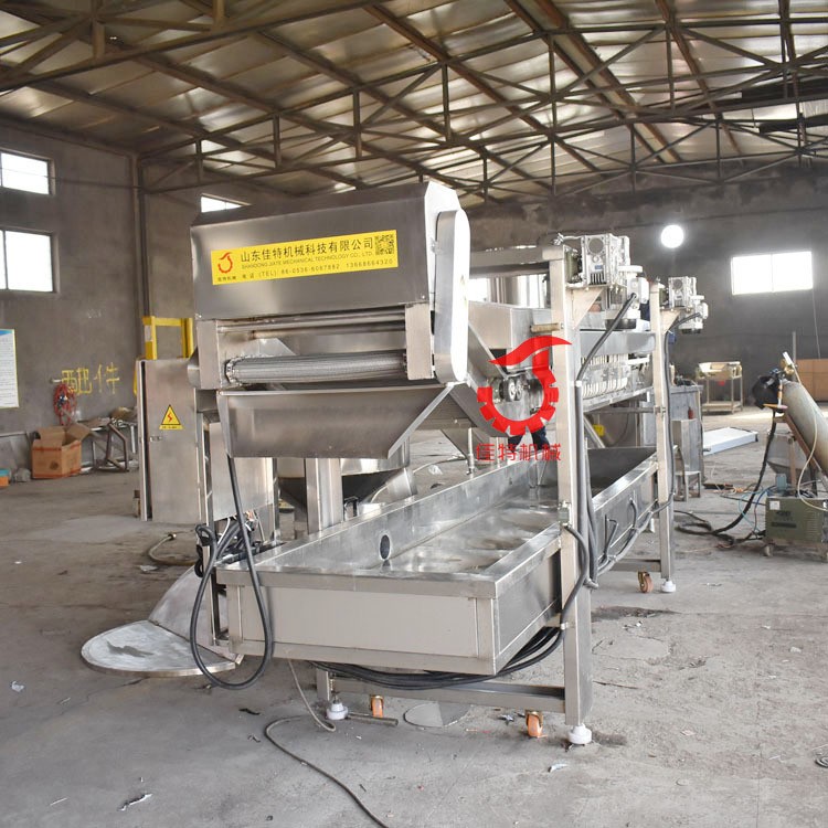 全自动虾片油炸生.产线电加热薯片油炸机锅商用小龙虾油炸流水.线图3