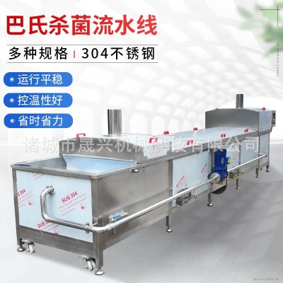 竹笋海白菜巴氏杀菌流水线 低温巴氏杀菌机 软包装全自动灭菌设备