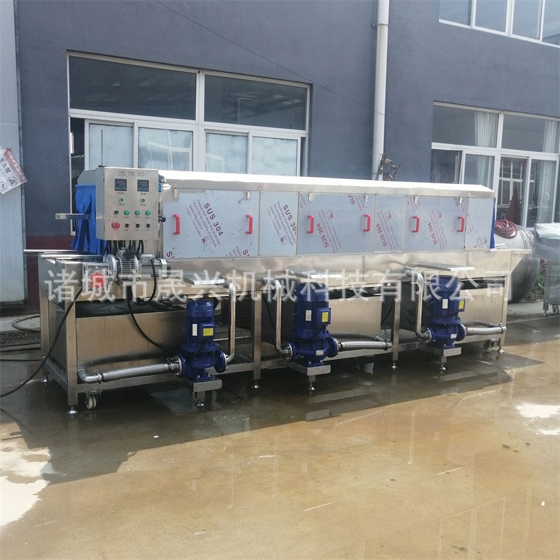 全自动周转筐清洗机 水果蔬菜塑料框清洗设备 周转箱食品筐洗箱机图3