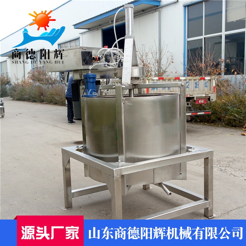 花生米甩油甩干机 不锈钢麻花油炸食品全自动脱水脱油机图1