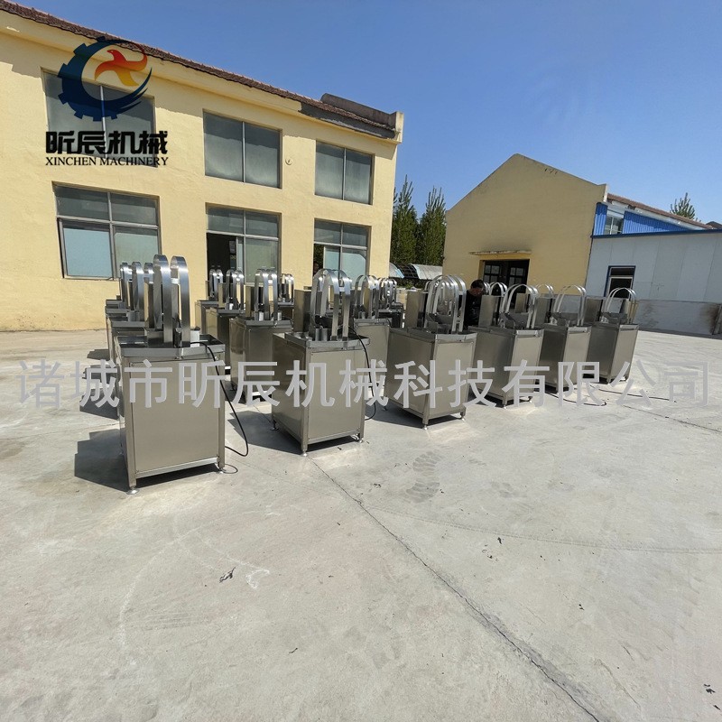 泰国椰子自动抽汁设备不锈钢椰壳切半机开椰子机器椰子劈半机图3