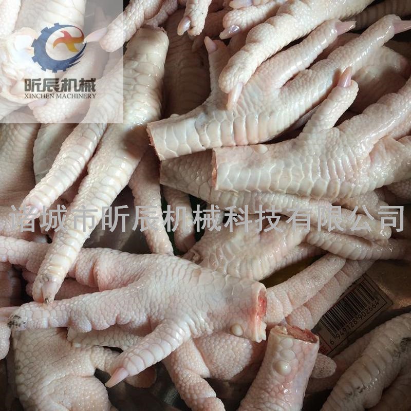 高效自动冻鸡爪残鸡爪鸭爪切段机切鸡爪机器切鸡脚机凤爪分切机图4