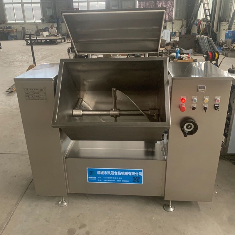 月饼和面机 双速不锈钢卧式大型和面机商用50斤自动揉面搅面设备图3