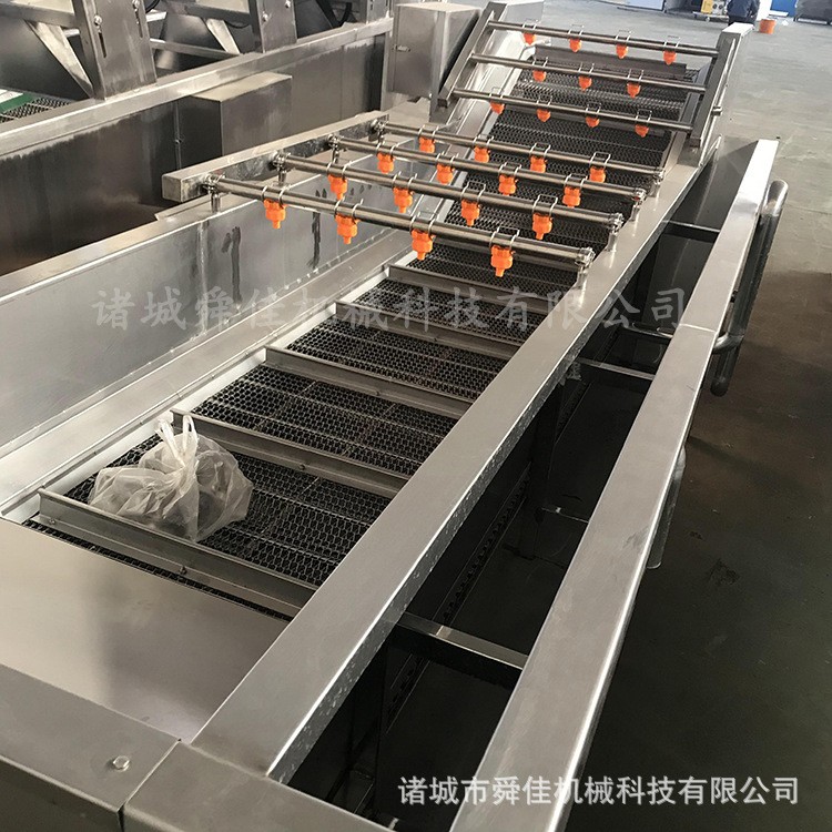 草莓蓝莓鼓泡清洗设备 栗子李子提亮高效清洗机 诸城厂家图4