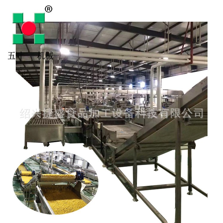 糯玉米切段蒸煮成套流水线 玉米加工设备 全自动即食玉米漂烫线wp图2