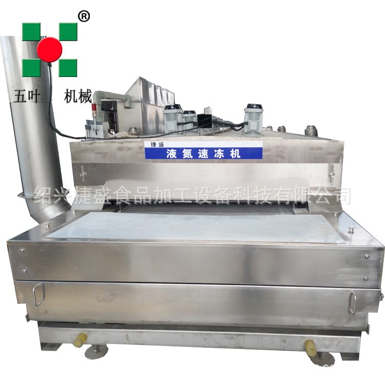 全自动超低温液氮速冻机 鸭掌脱骨鸡爪速冻 鱿鱼块鱼片速冻 Y图4