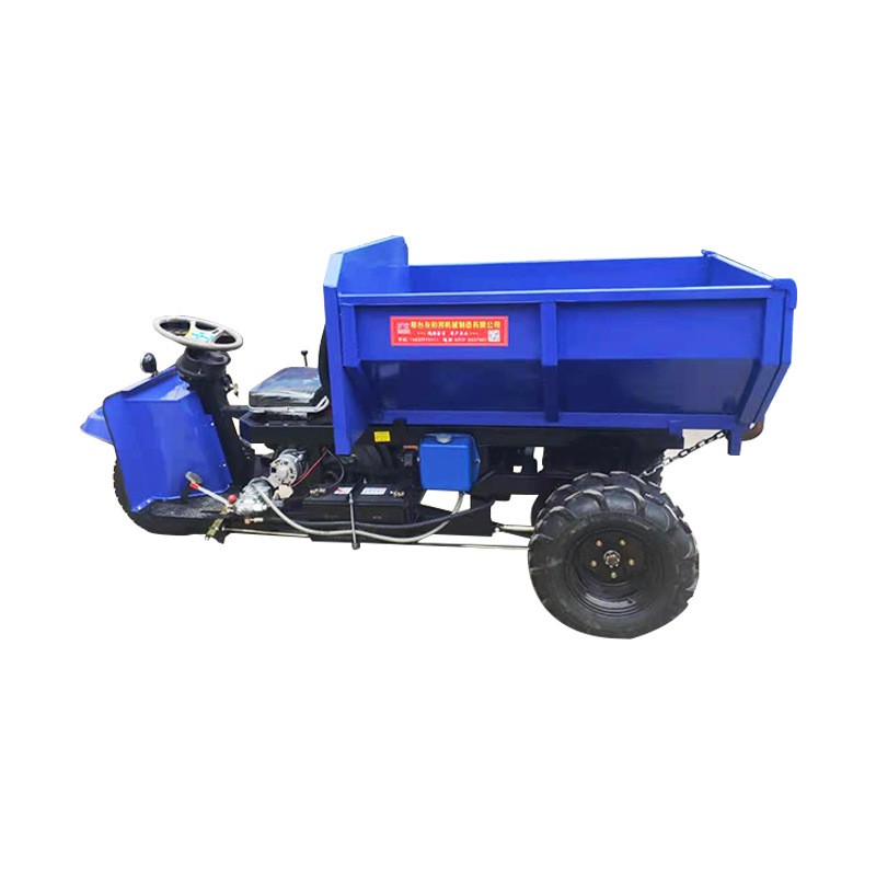 供应三轮车柴油自卸翻斗工地拉砖车农用养殖场液压运输三轮车厂家图5