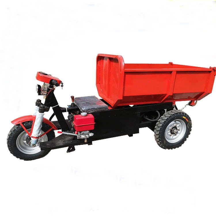 工程柴油电动三轮车矿用翻斗自卸三轮车建筑工地液压手动三轮车图4