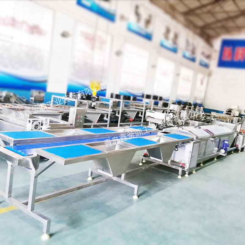 鑫釜鼎半成品预制菜制作设备 净菜加工流水线 速食料理全套机器图3