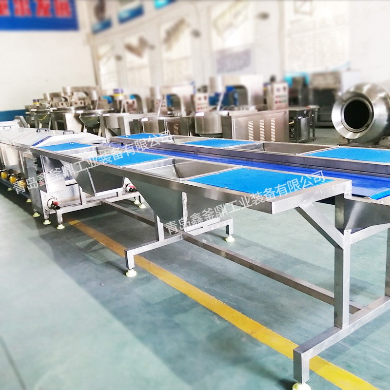 鑫釜鼎半成品预制菜制作设备 净菜加工流水线 速食料理全套机器图4