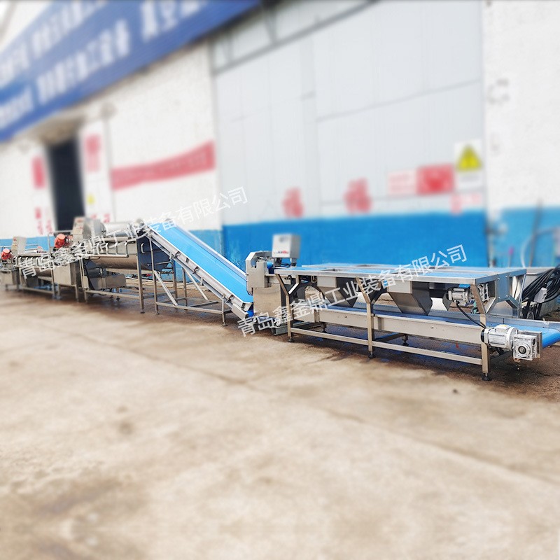 鑫釜鼎半成品预制菜制作设备 净菜加工流水线 速食料理全套机器图3