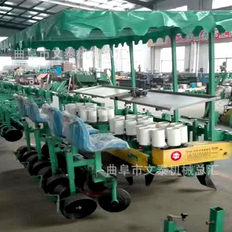 红薯苗插秧机 厂家直销蔬菜插秧机 自走式药材花卉移苗机图4