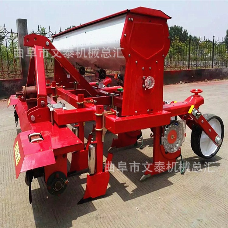 灭茬播种机 先灭茬后播种 四行玉米大豆灭茬播种机图2
