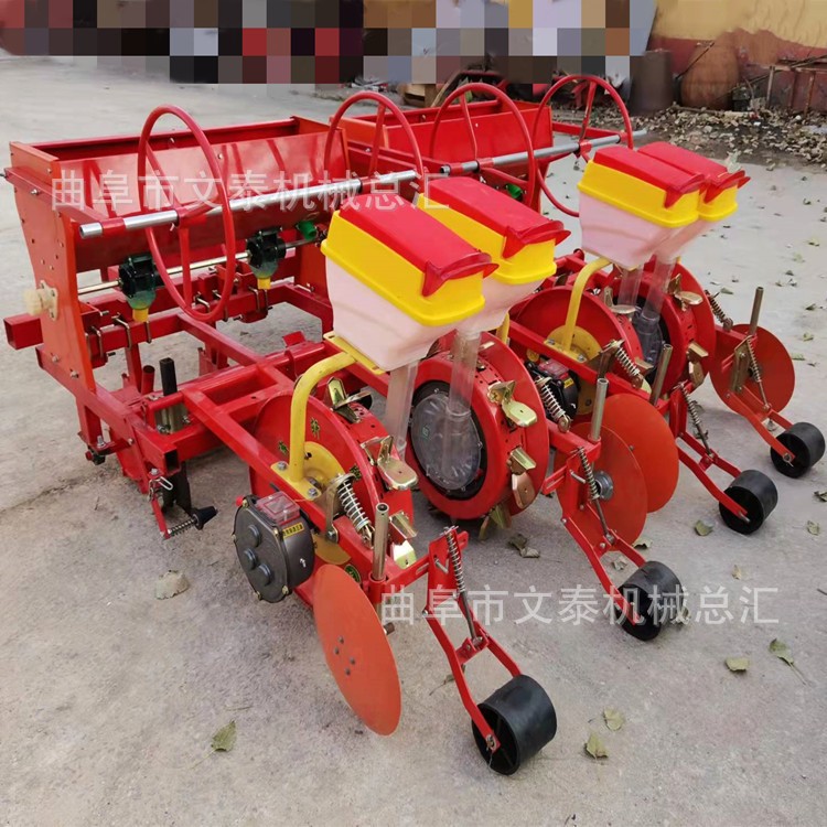 玉米大豆铺膜播种机 先覆膜后播种膜上粘玉米播种机甜玉米播种机图2