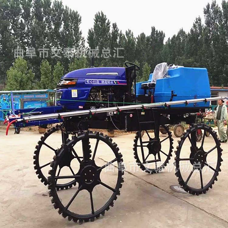 宽幅喷杆农用打药机 四轮自走柴油打药车 水稻打药机图3