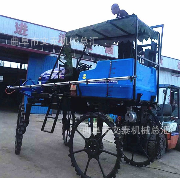 宽幅喷杆农用打药机 四轮自走柴油打药车 水稻打药机图5