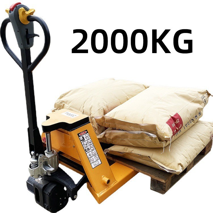 永力电动搬运叉车锂电池托盘铲车小型电瓶半自动2吨油压1.5t地牛图3