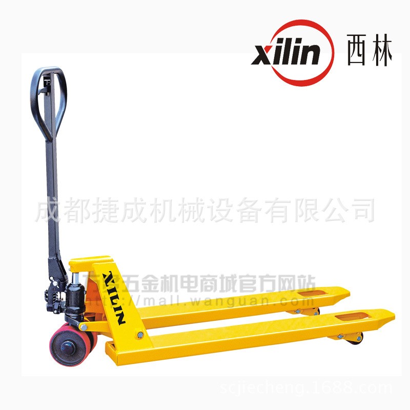 捷成叉车手动液压搬运车3T地牛老虎油液压托盘车铲车3吨成都现货图4