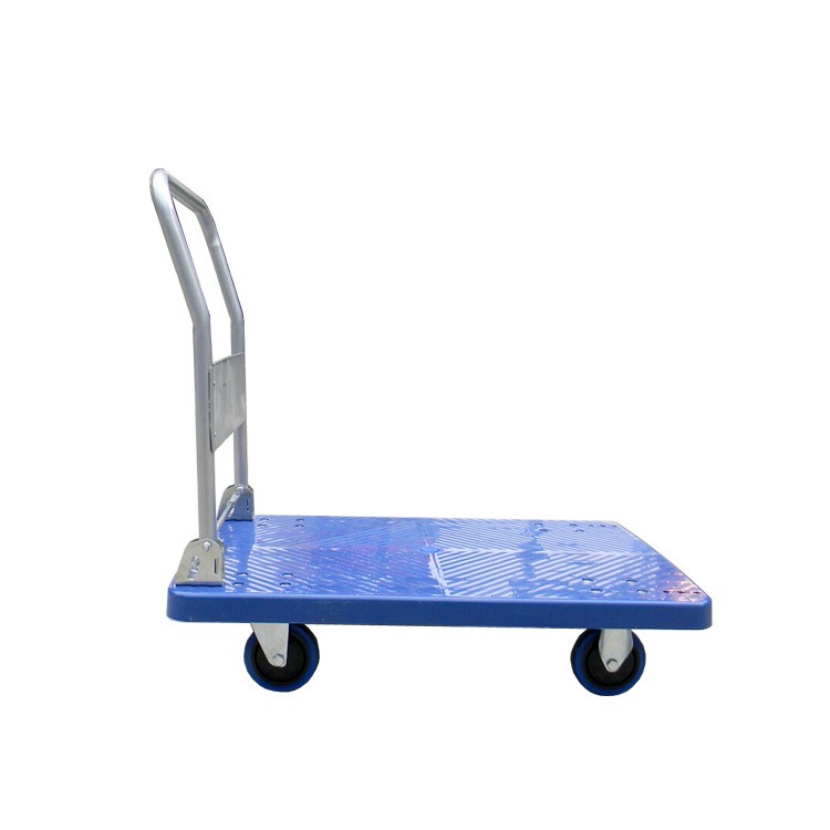 成都批发 物流手推车700*500静音胶板车 货物小推车电梯车工具车图5