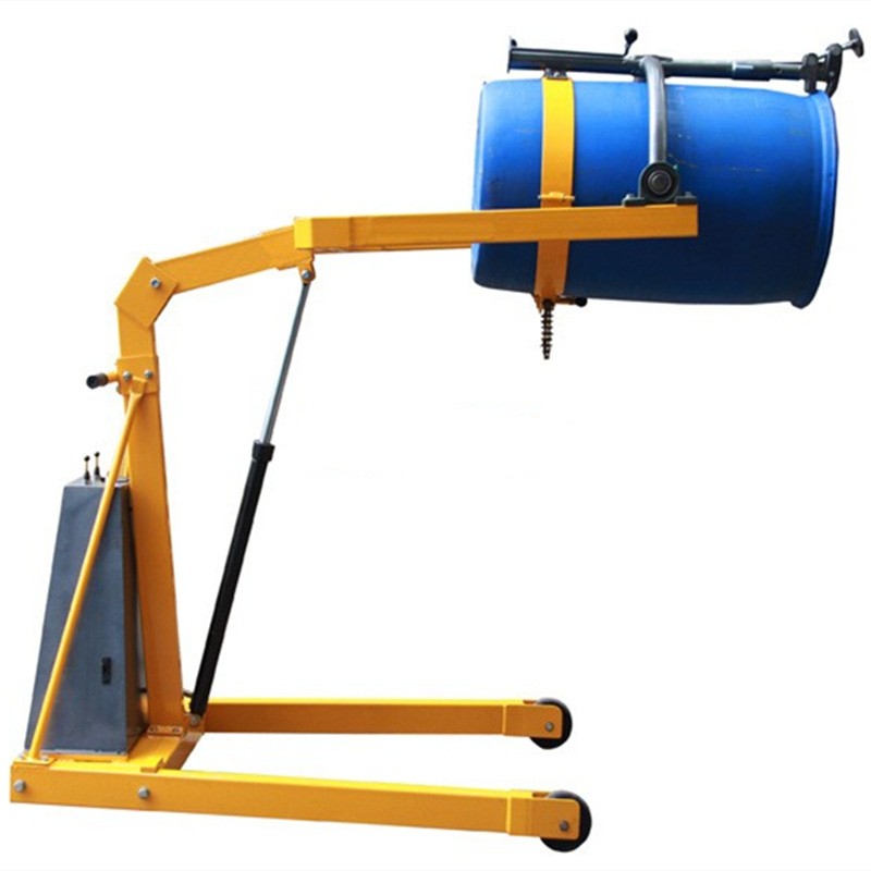 专业YL520电动油桶倒料翻转车全自动油桶搬运倾倒油罐堆高倒料车图5