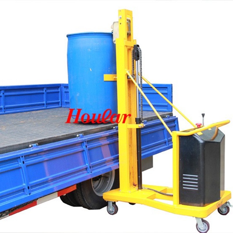 专业YL520电动油桶倒料翻转车全自动油桶搬运倾倒油罐堆高倒料车图3