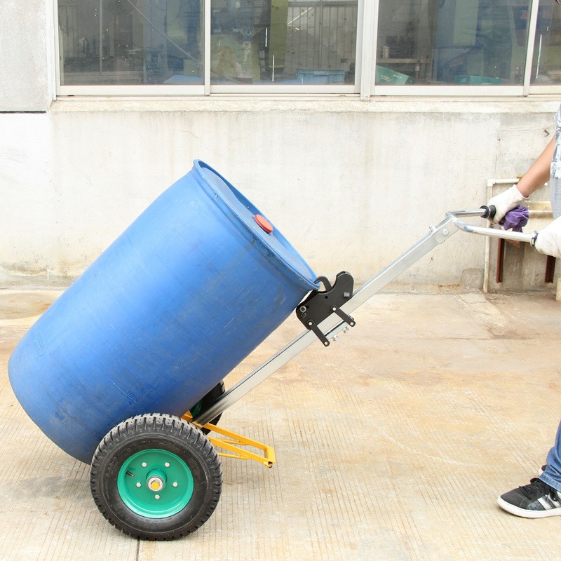 脚踏式液压油桶车手动油桶推车 油桶搬运车450KG升0.6/1.1米图4