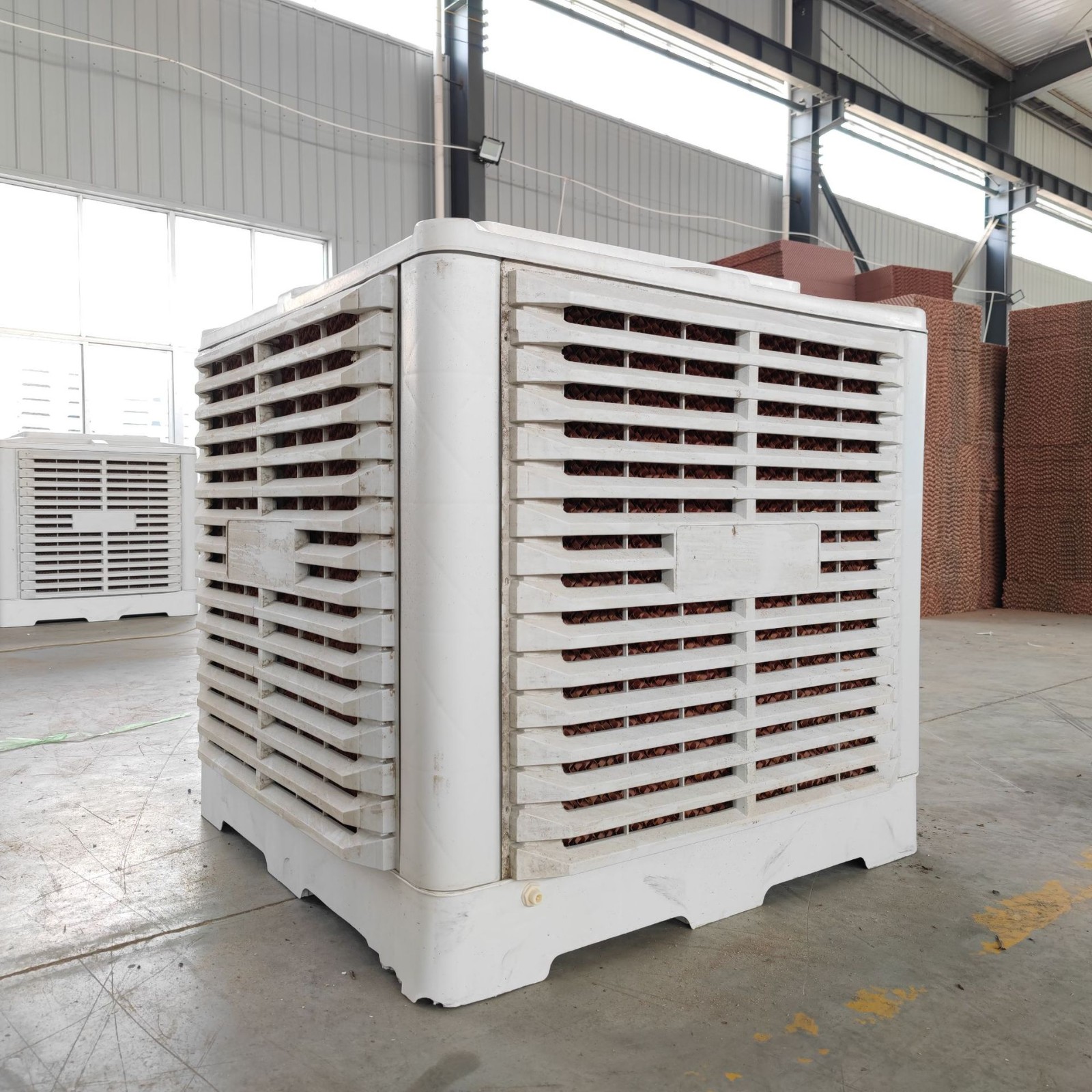 工业厂房畜牧养殖场变频冷风机 可移动车间降温水冷空调冷气机图2