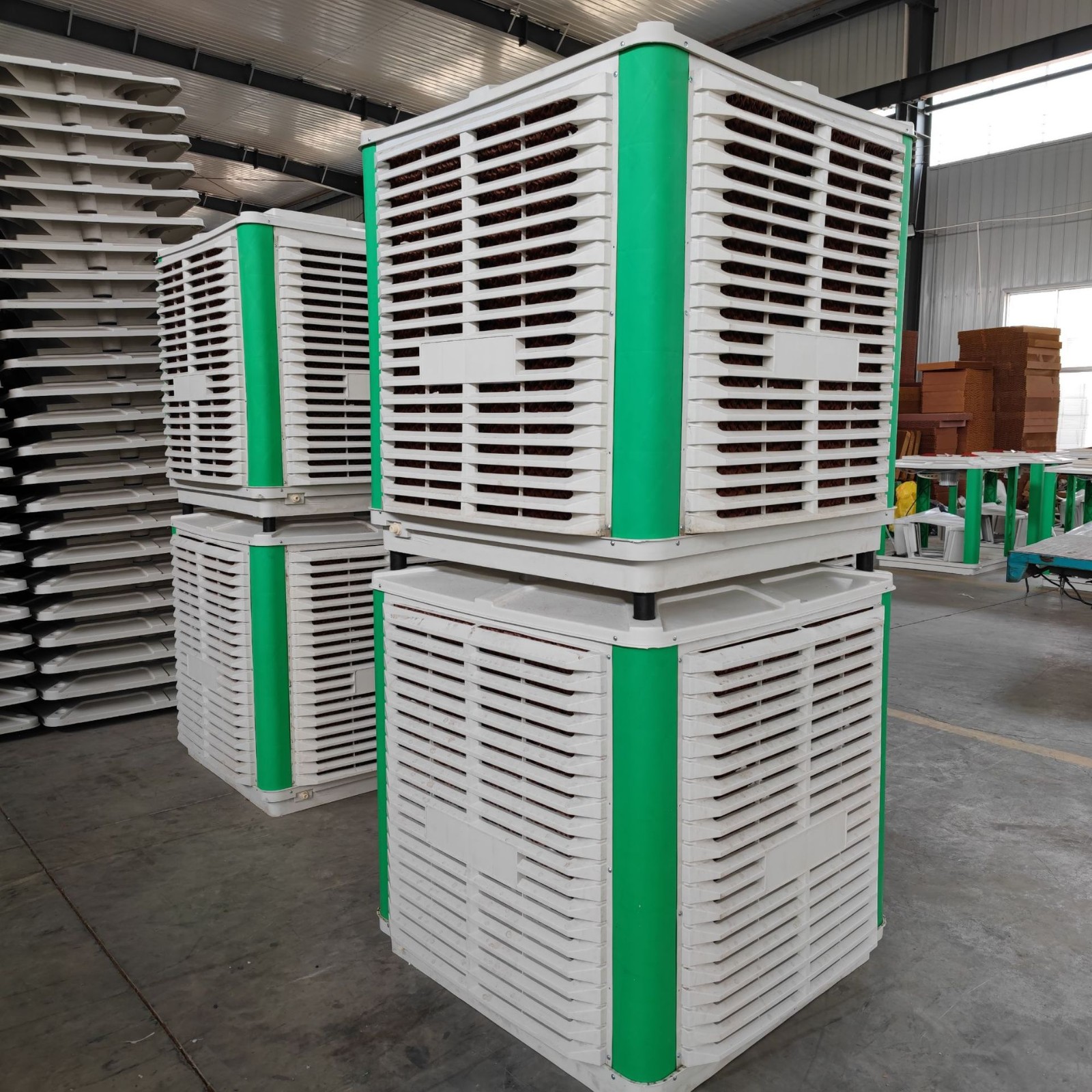 工业厂房畜牧养殖场变频冷风机 可移动车间降温水冷空调冷气机图5