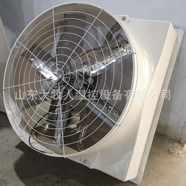 玻璃钢负压风机 网吧厂房排风扇 批发850型直连玻璃钢负压风机图2
