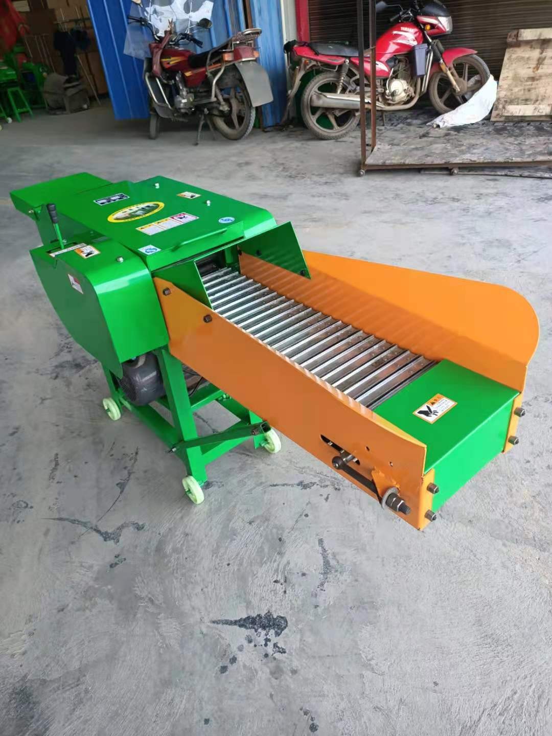 卧式粉碎切草柔丝一体机 切草柔丝铡草揉丝机 干湿秸秆两用铡草机图5