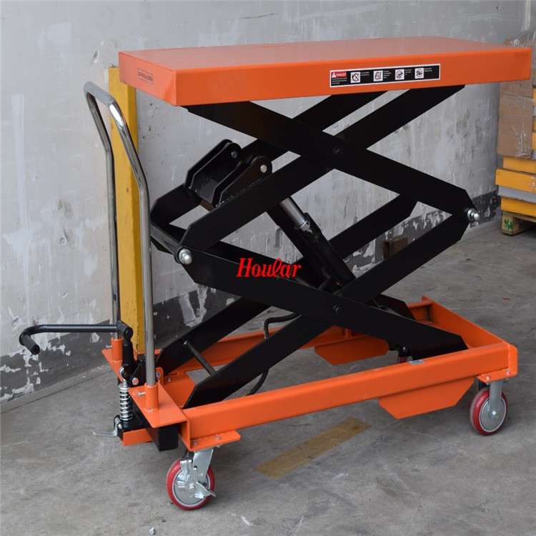 现货供应PTS500手动平台模具平台车液压台车液压平台升降手推车图3