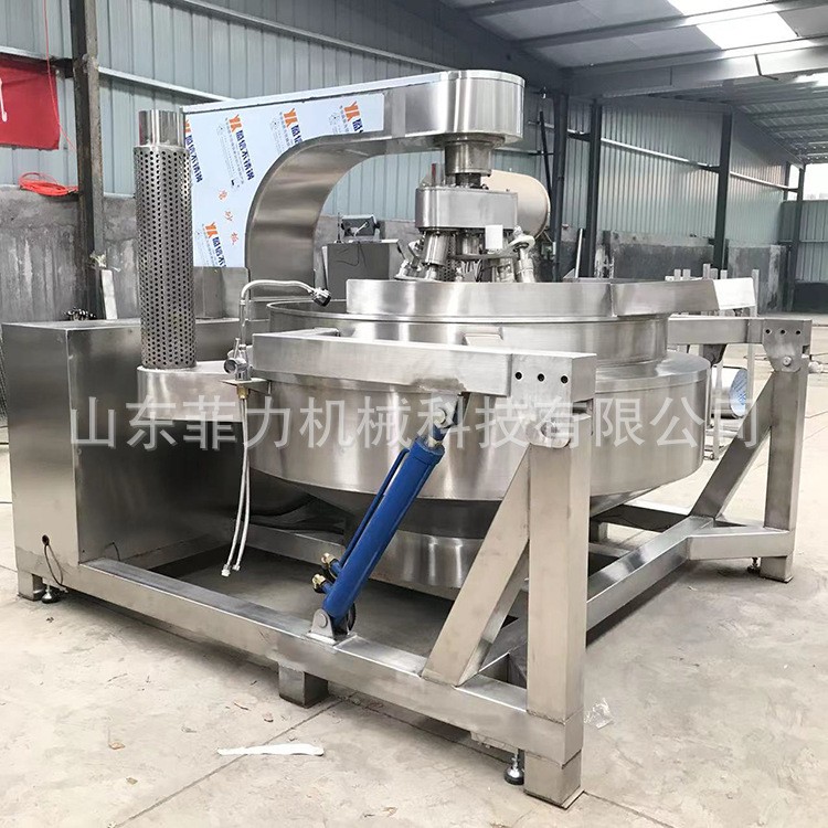 全套辣椒酱行星搅拌炒锅 成套牛肉酱生产线 酱料厂香菇酱制作机器图2