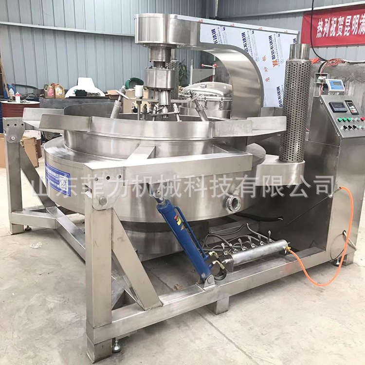 全套辣椒酱行星搅拌炒锅 成套牛肉酱生产线 酱料厂香菇酱制作机器图3