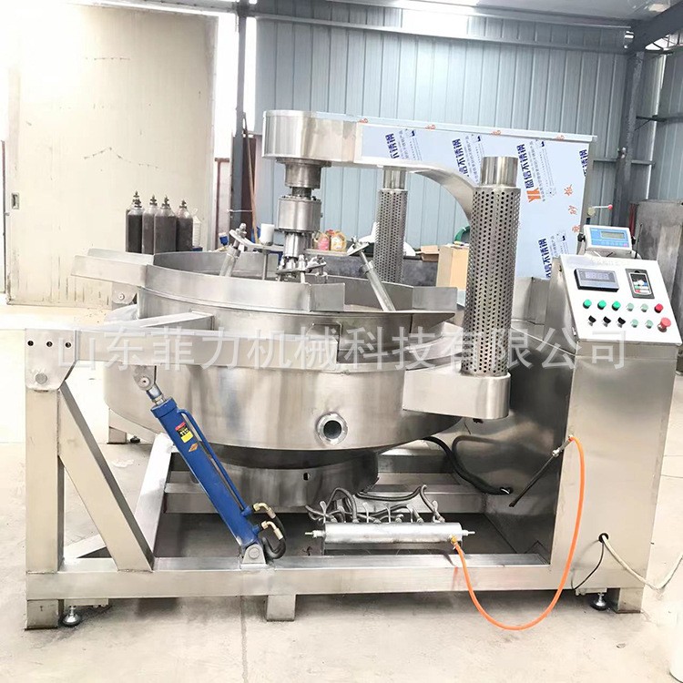 全套辣椒酱行星搅拌炒锅 成套牛肉酱生产线 酱料厂香菇酱制作机器图4