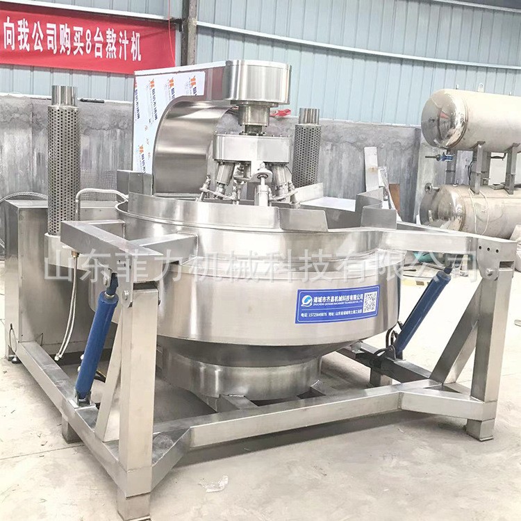 全套辣椒酱行星搅拌炒锅 成套牛肉酱生产线 酱料厂香菇酱制作机器图5