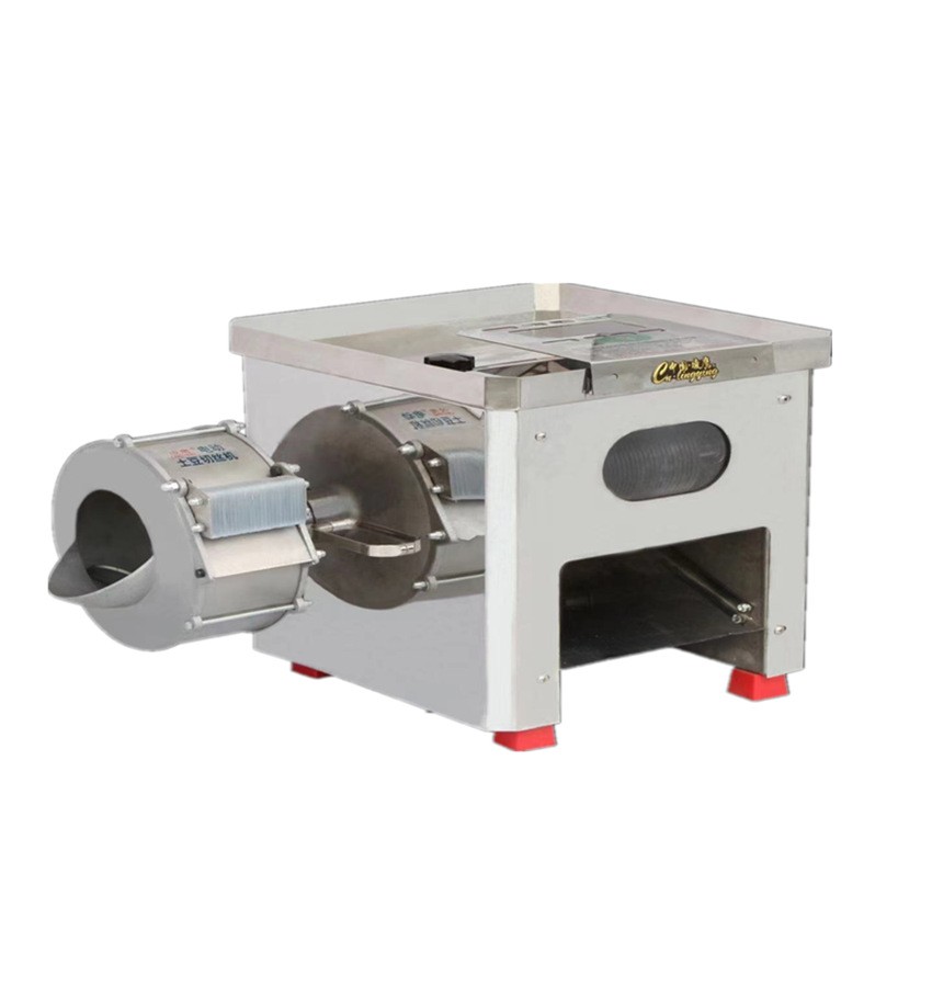 厂家直供食堂萝卜切丝机 易冲洗切菜机 球茎切菜机 盆式菜馅机图2