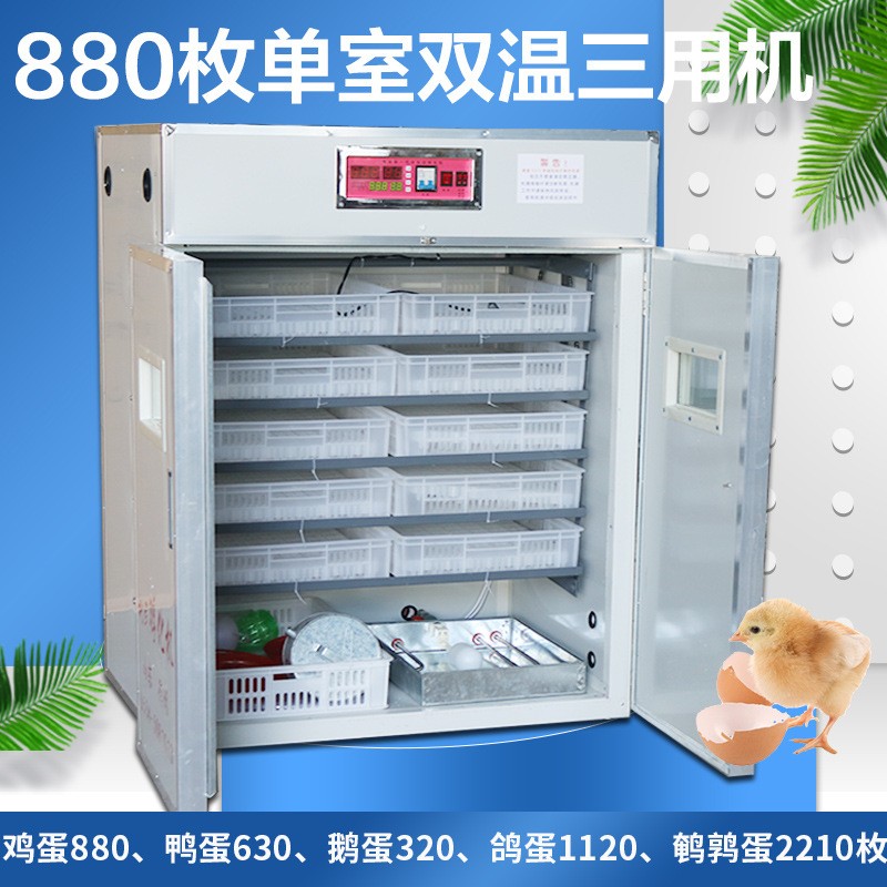 可定制1056枚鸡苗孵化机全自动孵化器小型家用孵化箱