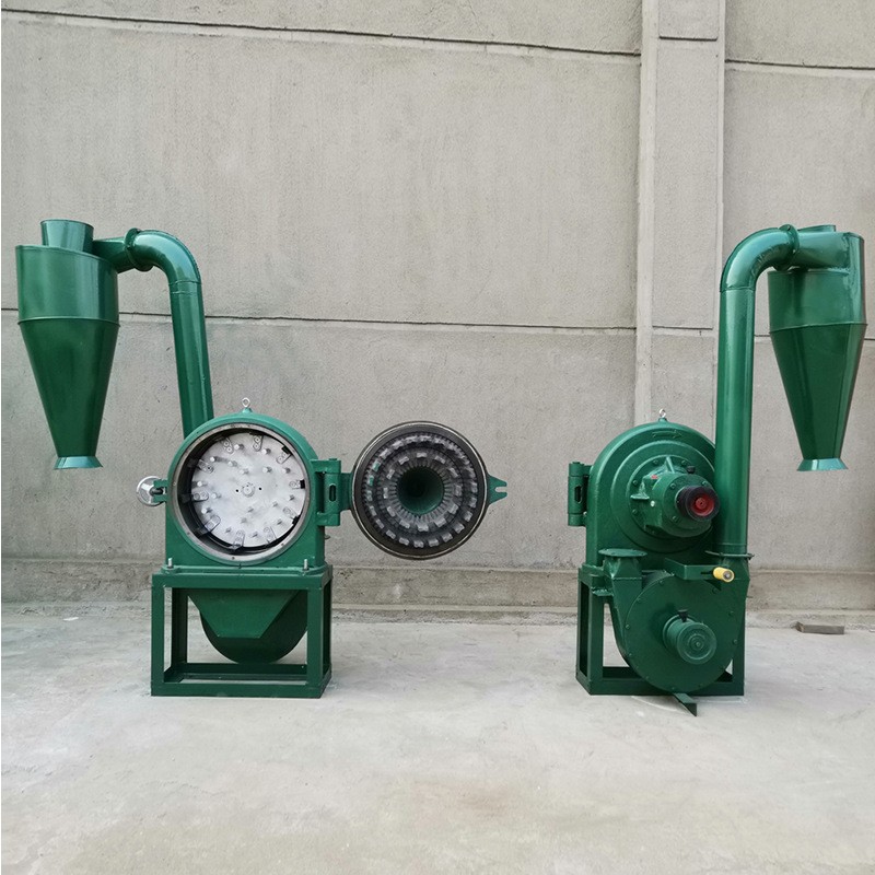 自吸式自动上料立式磨粉机 玉米饲料五谷杂粮食品磨坊用粉碎机图4