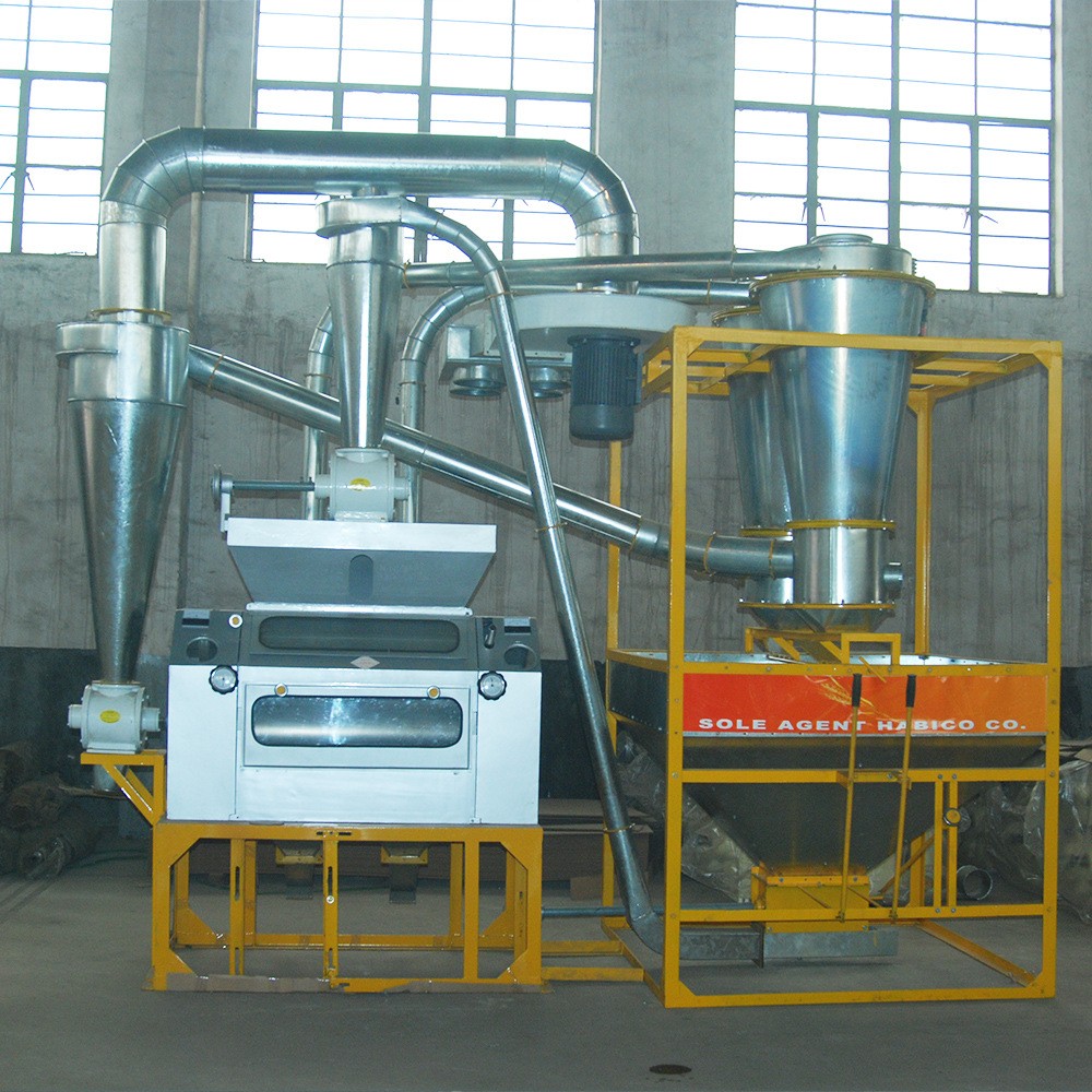 6FHL-60磨粉机 双喂料立箩提粉链轮磨粉机 加工磨粉设备图3