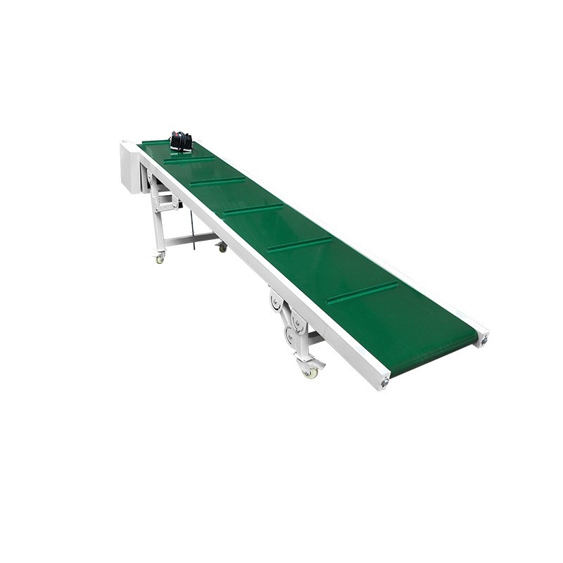 皮带输送机小型输送带 快递分拣单斜式传送带 车间流水线输送机厂图5