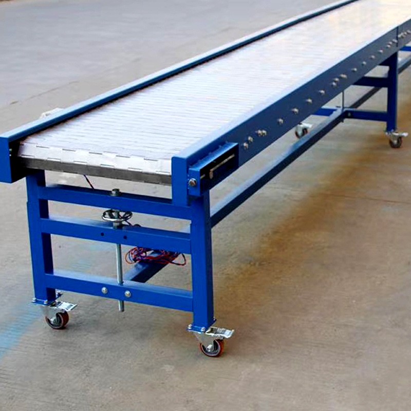 厂家不锈钢链板输送机 单列链板输送机 滚筒线喷油图2