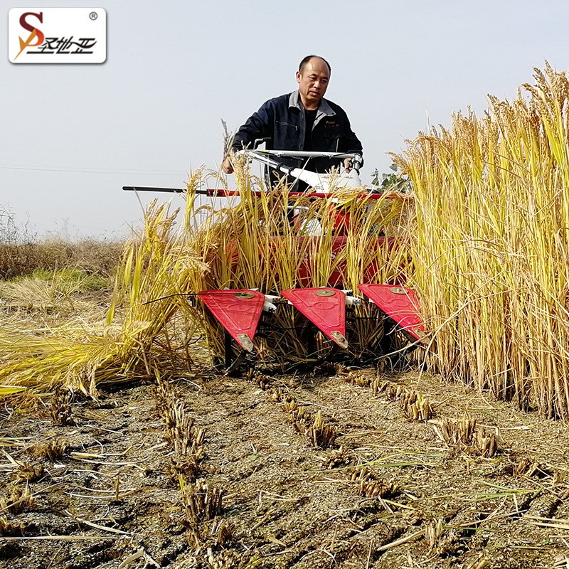 厂家供应4S-120割晒机 小型手推收割机 多功能农产品割晒机图5