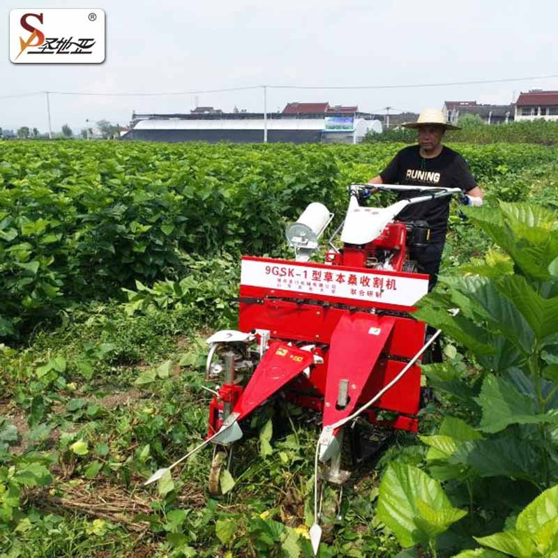 大宽幅收割打捆一体机 草本桑割捆机 手扶柴汽油草本桑割捆机图2